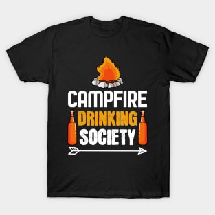 Campfire Drinking Society - For Campers T-Shirt